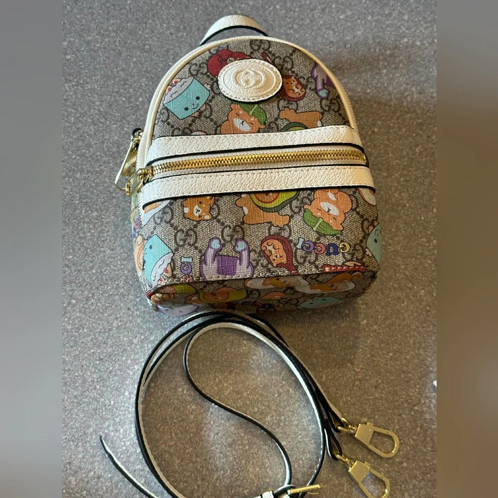 ♡♡♡ Patterned Women's Mini Backpack - Picture 1 of 5